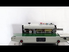 FR-900 Machine de scellage à bande continue pour scellage thermique chimique de sacs en film plastique