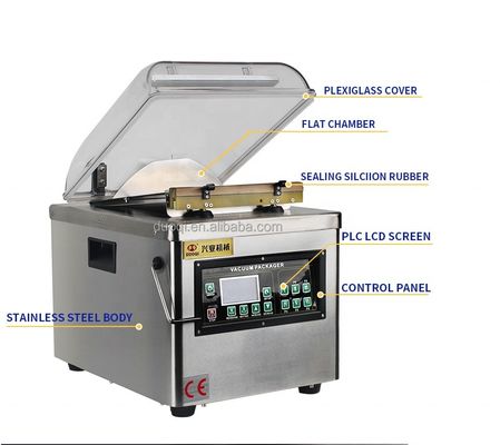acheter Petite machine à vide automatique pour les produits alimentaires, emballage pour peau, sacs en plastique 580420570 mm online manufacture