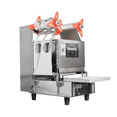 350 W DUOQI QDF-95 Machine automatique à boules de thé jus de yogourt tasse en papier plastique