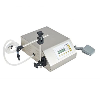 Petite machine de remplissage de liquide de bouteille à commande numérique de 3,2 L/min pour emballage de sacs à huile
