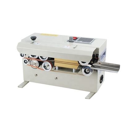 Machine d'étanchéité thermique continue pour sac en plastique facile à utiliser 445 mm bande d'étanchéité
