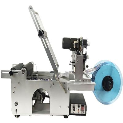 DUOQI MT-50 machine d'étiquetage manuelle pour bouteilles rondes de différentes tailles
