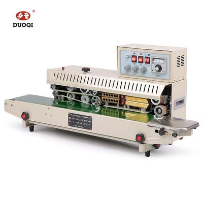 FR-980 imprimante à codeur d'encre en plastique continu verticale sac de chaleur bande étancheuse d'emballage machine d'étanchéité